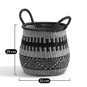 Wholesale Rectangle Sedge <b>Basket</b> Handmade Rectangle Handwoven Storage Boxes for Kitchen Laundry <b>Plant</b> Tree Model Hot - Product Image 2