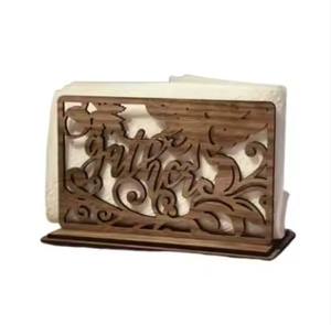 Large handcrafted wooden <b>tissue</b> <b>box</b> plain eco friendly rectangular design polished finish suitable for home and workplace - Product Image 2