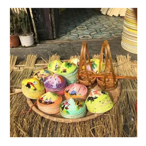 Mini Non La vietnamien fait main, petit chapeau conique pour décoration culturelle et cadeau de voyage - Product Image 1