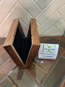 Rắn keo gỗ oud chai lưu trữ hộp khắc giữ an toàn New Brass Inlay thủ công mỹ nghệ kho báu ngực món quà cưới trang trí - Product Image 5