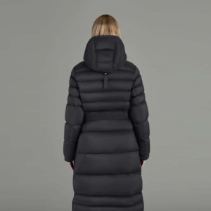 Chaquetas Bomber Impermeables de Alta Calidad con Capucha para Mujer, Abrigo de Invierno Cálido de Algodón y Nailon, Manga Larga, Venta al por Mayor - Product Image 2