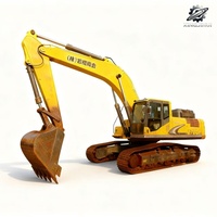 Kobelco SK270LC Paletli Ekskavatör 27 Ton Büyük Hidrolik Kazıcı Hino J05ETB Motorlu Kullanılmış Japon İnşaat Ekskavatörü