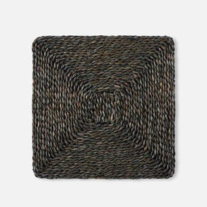 Sous-plats en herbe de mer noire, tissés à la main, sous-plats en herbe de mer, sous-plats en paille écologiques, prix d'usine - Product Image 5