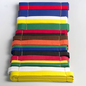 Factory Price Wholesale Karate <b>Belt</b> Customized Colorful Karate <b>Belts</b> For <b>Kids</b> & Adults Unisex Taekwondo Martial Arts <b>Belts</b> - Product Image 6