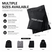 Logo personnalisé PE PET plastique Poly emballage fermeture éclair zip-lock t-shirt vêtement sacs d'emballage pour robes vêtements emballage