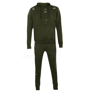 Vente en ligne de survêtements pour hommes en détresse écologiques Survêtements pour hommes de marque privée durables - Product Image 1