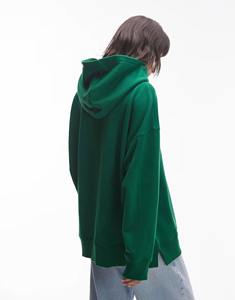 Sweat à capuche long oversize pour femme, mélange de coton premium, velours doux, coupe décontractée, élégant, pull décontracté d'hiver, streetwear avant-gardiste - Product Image 5