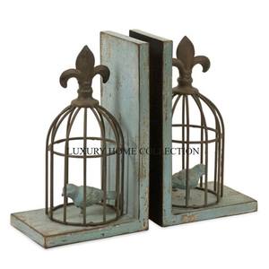 Serre-livres en métal au design géométrique élégant fabriqués à partir de matériaux de qualité supérieure pour l'organisation de livres dans les maisons, les bureaux et les bibliothèques - Product Image 3