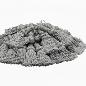 Lingotes decorativos duraderos de alta calidad al por mayor, borlas doradas y plateadas para accesorios de ropa y zapatos - Product Image 2