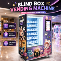 Distributeur automatique de boîtes-cadeaux à service libre 24h/24, écran tactile LED, graphismes personnalisés, fonction SDK, paiement multiple
