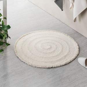 Avior tapis de bain éco-durables pur coton naturel tissé éponge moderne Jacquard Design doux absorbant pour salle de bain Inde - Product Image 2
