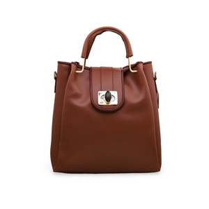 Bolso de mano formal marrón P54313, decoración de borlas, elegante bolso informal con forro de cuero genuino, dos correas, bolso de moda ODM - Product Image 2