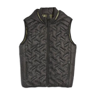 Nouveau gilet matelassé à capuche ajusté imperméable personnalisé avec logo frontal - Vente flash Veste pour homme - Product Image 1