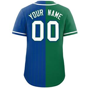 2025 nuevo diseño Sparkle Cheer camiseta de béisbol a rayas Color-blocking hombres mujeres Unisex animadora béisbol Jersey - Product Image 3