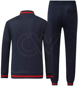 Ensembles de survêtements pantalons de survêtement respirants entièrement personnalisés en gros pas cher survêtement à fermeture éclair pour hommes - Product Image 2