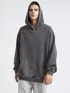 Sudaderas con capucha vintage de gran tamaño para hombre, suéter para parejas, sudaderas con capucha de lavado ácido para hombre, ropa de calle, sudaderas con capucha para hombre - Product Image 2