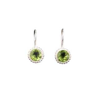 Boucles d'oreilles en péridot, argent sterling plaqué or, certifiées IGI, bijoux élégants pour femmes, cadeau de fête - Product Image 3