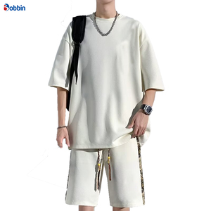 Nouvel Arrivage Ensemble Short Jogger Personnalisé Grande Taille pour Hommes Confortable et Respirant Unisexe avec Logo Personnalisé en Coton - Product Image 1