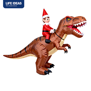 Inflable Navideño de Santa Claus de 3 Metros Personalizado, Muñeco de Nieve Iluminado, Decoración Festiva Inflable de Navidad - Product Image 1