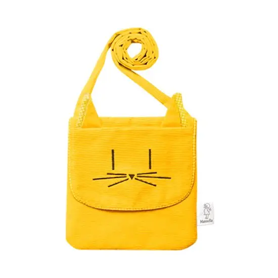 कोरा बच्चों के मिनी क्रॉसबॉडी बैग-पीले किटी (उपहार बॉक्स)-पीले किटी (उपहार बॉक्स)