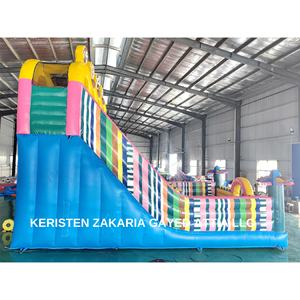Tobogán Inflable Comercial de PVC para Parque de Animales, Castillo Inflable de Dibujos Animados para Exteriores, Combo de Doble Carril - Product Image 2