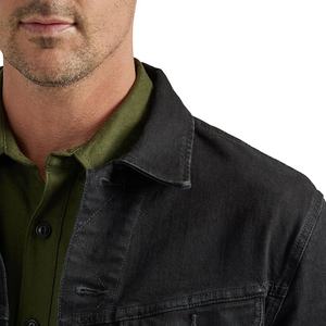 2025 OEM hommes Denim Jean veste vêtements décontractés automne veste Denim bouton up manteau surdimensionné Denim veste pour hommes - Product Image 3