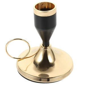 Bougeoir en métal en forme de feuille pour une décoration murale de la meilleure qualité Bougeoir en métal disponible à prix réduit - Product Image 2