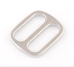 Bulk Silver Adjustable Belt Buckle Slides Wholesale Alloy <b>Strap</b> Adjusters for Webbing Belts, Shoes, Bags & <b>Luggage</b> Accessories - Product Image 1