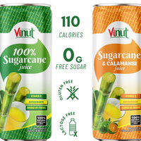 Canne à sucre Pandan Jus OEM ODM Marque privée Fabricant de boissons Usine du Vietnam 330ml Alu peut 24 par carton Petit quantité minimale de commande