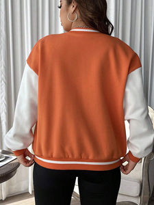 Personnalisable Femmes Varsity Letterman Veste Laine Corps Manches Longues Élégant Collège Baseball Bomber Veste Logo Personnalisé - Product Image 5