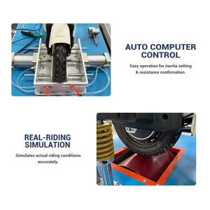 ई-बाइक उत्पादन लाइन कार्यात्मक परीक्षण बेंच हाइब्रिड इलेक्ट्रिक साइकिल व्यापक प्रदर्शन परीक्षण मशीन चेसिस डायनामोमीटर - Product Image 5