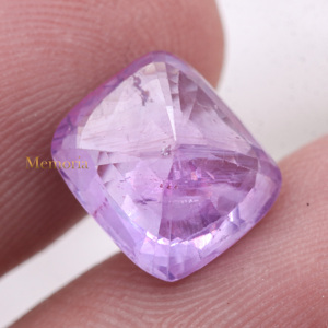Cojín corte 11x9mm zafiro Rosa piedra preciosa suelta piedra preciosa cuadrada natural con certificado GIA para Navidad - Product Image 2