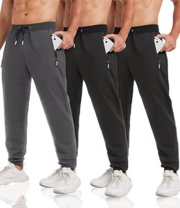 Gym <b>Jogger</b> Mid Waist Eco-Friendly Waterproof 100% Cotton Fleece Casual Embroidered <b>Jogger</b> Pants Drawstring Closure <b>Zip</b> <b>Pocket</b> - Product Image 1