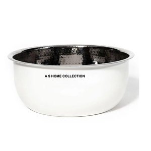 Ensemble de 2 bols à pédicure en métal noir et or de qualité supérieure, décoration moderne pour la maison, bol à pédicure luxueux en vente - Product Image 6