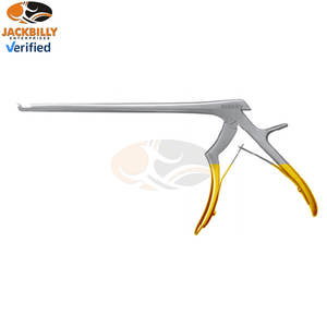 JACKBILLY Spurling Kerrison Rongeur poinçon mince pied plaque 40 degrés avant morsure 1mm morsure taille Instruments orthopédiques chirurgicaux - Product Image 5