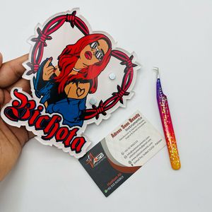 ขนตาปลอมอะคริลิกแบบปรับแต่งได้อุปกรณ์ขนตาปลอมแบบคงทนแหนบทรงหัวใจรูปผีเสื้อออกแบบได้ตามต้องการ - Product Image 3