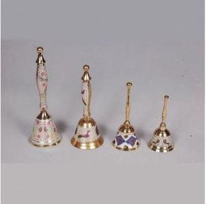 Campana de Mano de Latón Pulido para Adoración a Precio de Mayoreo, Campana de Mano de Latón Resistente con Sonido Claro, Decorativa - Product Image 4