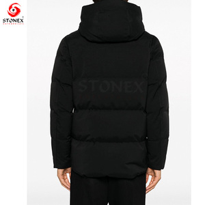 Best Quality Pakistan Manufactured Winter <b>Warm</b> Hooded Puffer <b>Jacket</b> with Canvas Fabric and Pockets-Latest Design Men's - Product Image 4
