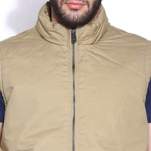 Precio barato Ligero Chaleco de bombardero de calidad superior Cuello alto Color único Conformable Aspecto atractivo Chaleco Softshell - Product Image 6