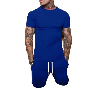 Ensemble de survêtement décontracté pour homme, imprimé numérique avec logo personnalisé, taille extra large, extensible, 2 pièces, short et pantalon de jogging - Product Image 5
