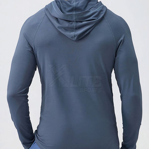 Sweat à capuche décontracté respirant, coupe-vent et à séchage rapide en polyester/coton pour la saison hivernale, idéal pour l'entraînement en salle de sport et les activités chaudes en extérieur - Product Image 2