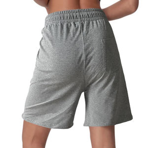 100% algodón Mujer correr deportes alto rendimiento ligero con bolsillos elástico Fitness Casual pantalones cortos para mujeres pantalones cortos - Product Image 3