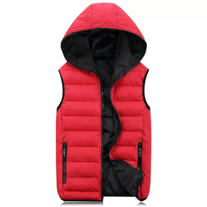 Conception Offre Spéciale vers le bas gilet Logo personnalisé sans manches Sport d'hiver hommes hiver vers le bas pas cher gilet grande taille gilets - Product Image 4