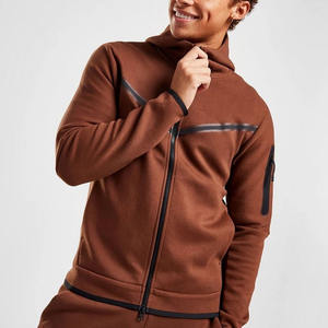 Ensemble deux pièces de jogging et sweat à capuche pour hommes, survêtements imprimés Streetwear personnalisés, style propre personnalisable - Product Image 5