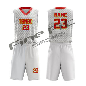 ชุดกีฬากางเกงบาสเก็ตบอลใส่สบายชุดทีมกีฬาเสื้อเจอร์ซีย์ใส่กลับด้านได้ตามต้องการสำหรับโรงงานมืออาชีพในฤดูร้อน - Product Image 1