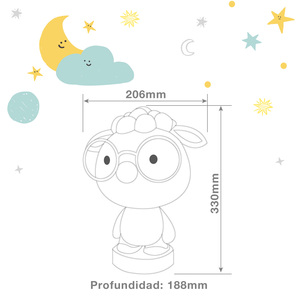 Lampada LED per bambini a forma di pecorella (GSC 202800006) - Product Image 6