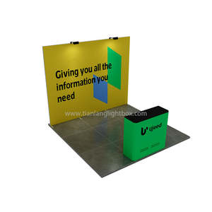 Jednostranná Napätá Textilná Grafika 3x6 Pozadie Prenosné Exponenčné Stánky 10x20 Modulárne Aluminiové Na Výstave - Product Image 2