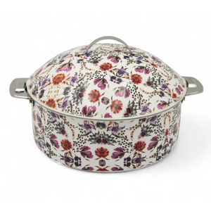 Casserole de soupière en porcelaine florale bleue et blanche Pot de service élégant Pièce maîtresse parfaite pour les repas élégants et les rassemblements spéciaux - Product Image 5