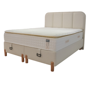 Ensemble de tête de lit capitonnée personnalisable Luxe Sense, moderne, durable, avec rangement, couleurs sur mesure, MUN Sleep, vente en gros B2B - Product Image 3