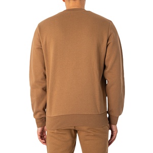 Wholesale 2-Piece Men's Heavyweight Fleece Tracksuit Breathable Oversized Hoodie <b>Crewneck</b> Sweatshirt Logo Plus Size Sweatpants - Product Image 5